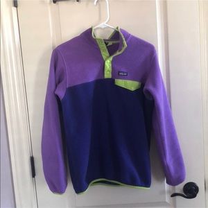 Purple Patagonia fleece